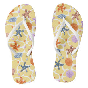 Sommer Strand Muscheln Flip Flops