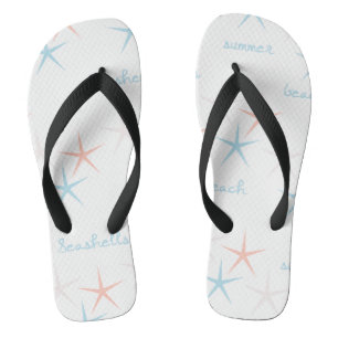 Sommer Strand Muscheln Seestern Flip Flops