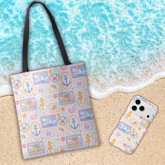 Sommer Strand Muster Süßer Strand  Tasche (Von Creator hochgeladen)