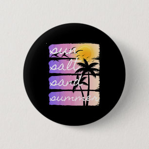 Sommer Strand Urlaub Salz Sonne Sand Sonnenunterga Button