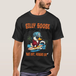 Sommer Strand Vibes Alberner Gans Sommer Club Sonn T-Shirt
