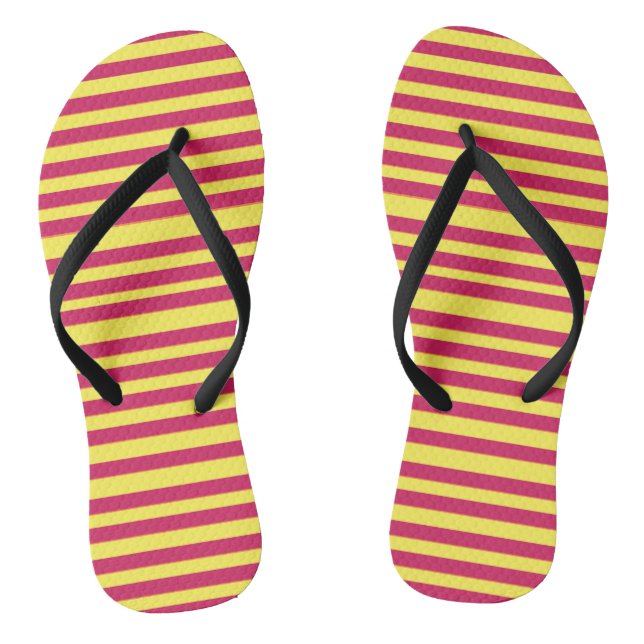 Sommer-Streifen Flip Flops (Fußbett)