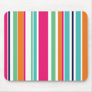 Sommer-Streifen Mousepad