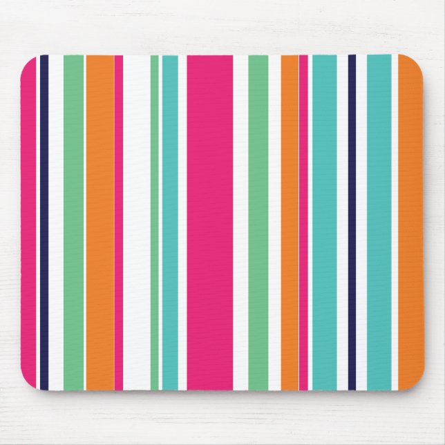 Sommer-Streifen Mousepad (Vorne)