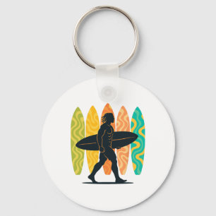 Sommer-Surfboarder-Welle-Surfen-Surfbrett-Strand-S Schlüsselanhänger