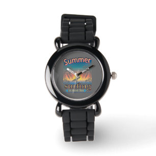 Sommer - Surfen macht Spaß Armbanduhr