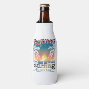 Sommer - Surfen macht Spaß Flaschenkühler