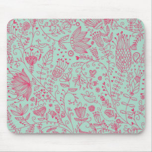 Sommer süßes Blumenmuster Mousepad