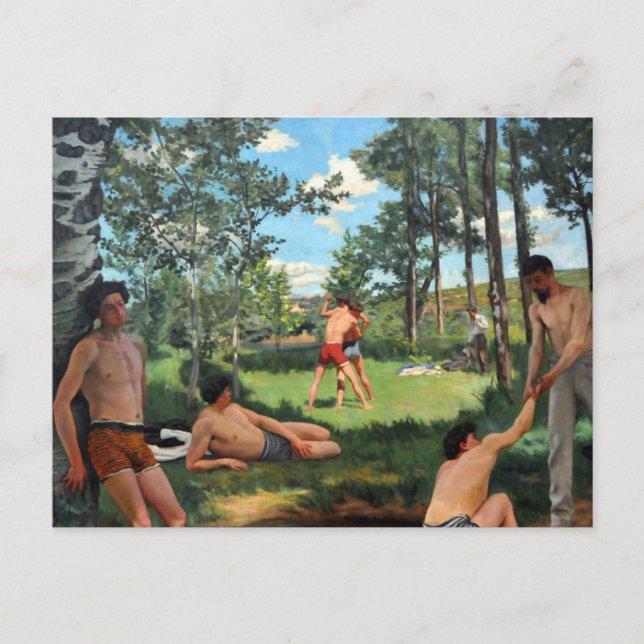 Sommer Szene, 1869 Postkarte (Vorderseite)