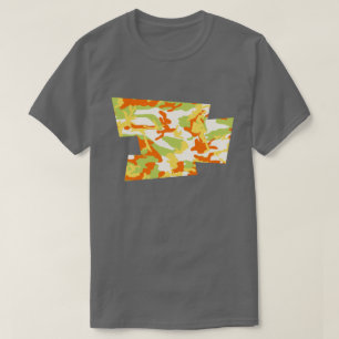 Sommer-Tarnmuster gesprengte Pixel T-Shirt