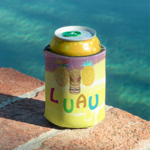 Sommer-Tiki-Ananas-Luau Dosenkühler