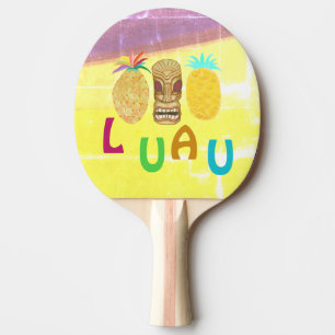 Sommer-Tiki-Ananas-Luau Tischtennis Schläger