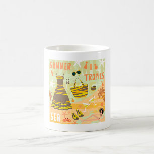 Sommer-Tropen Kaffeetasse