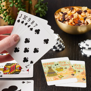 Sommer-Tropen Spielkarten