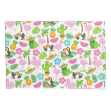 Sommer tropischen Toucan und Flamingo Muster