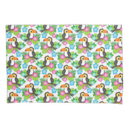Sommer Tropischer Touch und Blumenmuster Kissenbezug
