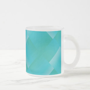 Sommer Türkis Gradient Mattglastasse