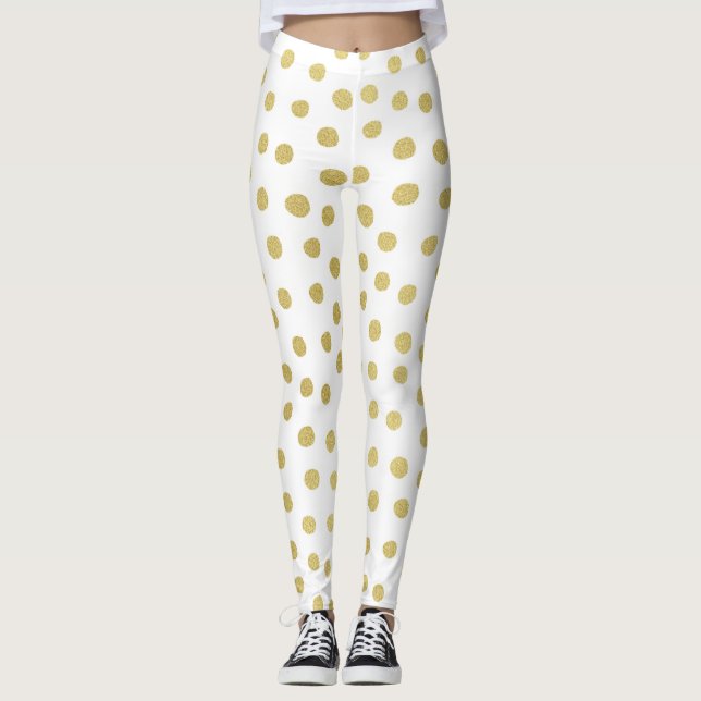 Sommer und Gold Leggings (Vorderseite)