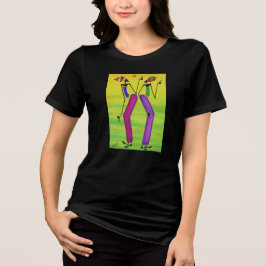 Sommer und Urlaub, afrikanische Kunstfreude und Gl Tri-Blend Shirt