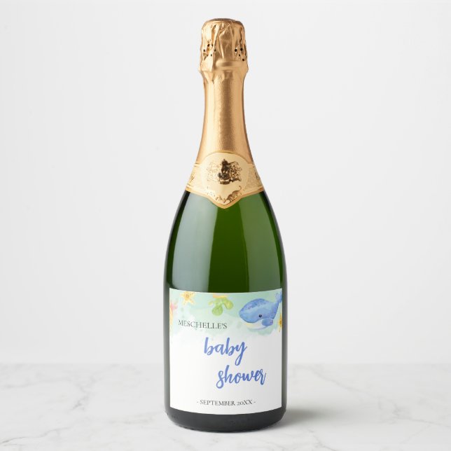 Sommer unter der Sea Baby Dusche (Vorderseite)