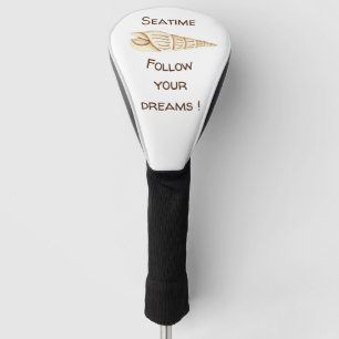 Sommer Verfolgen Sie Ihre Träume Muschel Romantisc Golf Headcover