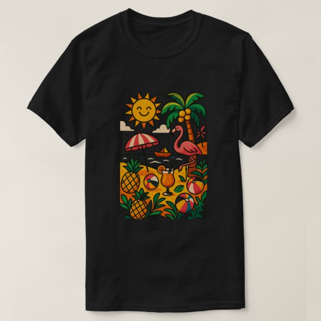 Sommer-Vibes Classic T-Shirt  (Design vorne)