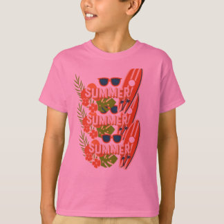 Sommer-Vibes – Farbige Strand- & Urlaubs-T-Shirt T-Shirt
