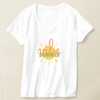 Sommer-Vibes Retro-Strand-T-Shirt T-Shirt