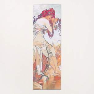 Sommer (vier Jahreszeiten), Alphonse Mucha Yogamatte