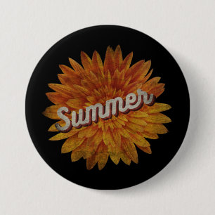 SOMMER VINTAGE SONNENBLUME BUTTON