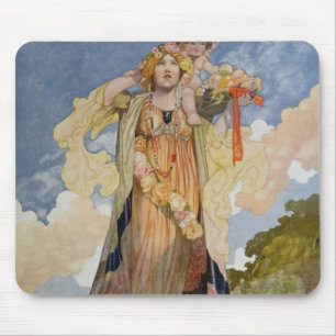 Sommer von den Jahreszeiten Mousepad