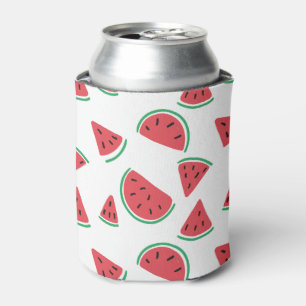 Sommer-Wassermelone schneidet Muster Dosenkühler