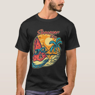 Sommer Wassermelone Sommerfrüchte Sommer Vacati T-Shirt