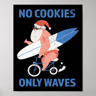 Sommer-Weihnachtsmann Weihnachten im Juli  Poster