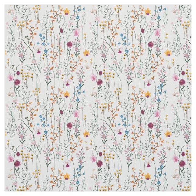 Sommer-Wildblume-Muster Stoff (Muster)
