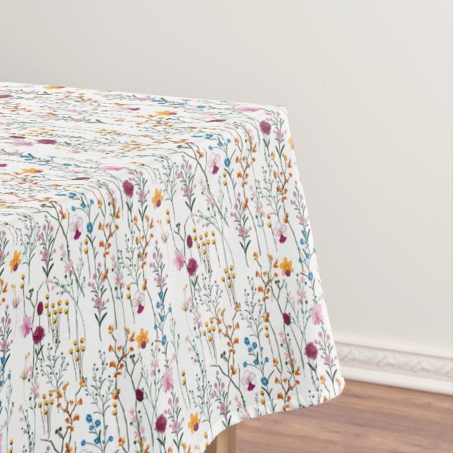 Sommer-Wildblume-Muster Tischdecke (Beispiel)