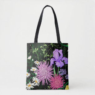 Sommer-Wildblumen Nahtloser Entwurf Tasche