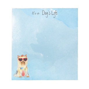 Sommer Yorkie Notizblock