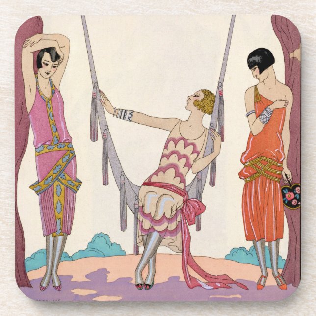 Sommer, "Zeitungdu von der Bon-Tonne", 1925 Untersetzer (Vorderseite)