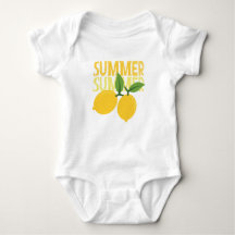 Sommer, Zitrone, Baby Outfit,