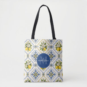 Sommer-Zitronen-Tragetasche Tasche