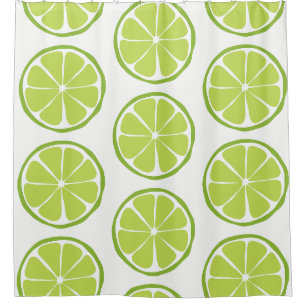 Sommer-Zitrusfrucht-Limoner Duschvorhang