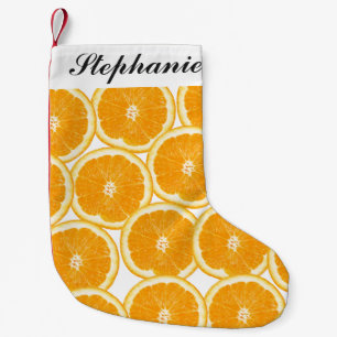 Sommer-Zitrusfrucht-Orangen-Scheiben Kleiner Weihnachtsstrumpf