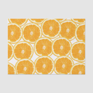 Sommer-Zitrusfrucht-Orangen-Scheiben Seidenpapier