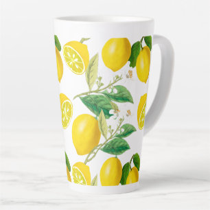 Sommer, Zitrusfrüchte, mediterraner Blumenstil, Z Milchtasse
