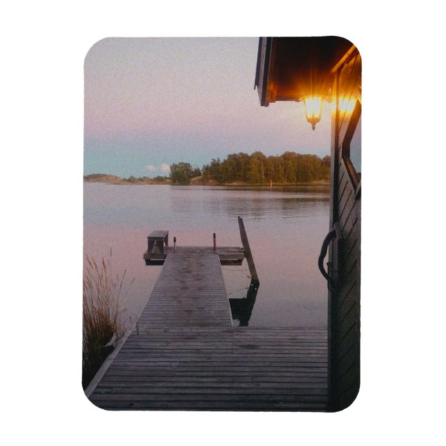 Sommerabend im schwedischen Archipel Magnet (Vertikal)