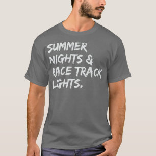 Sommerabende Racetrack Lights Dirt Track T-Shirt