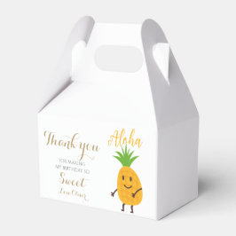 Sommerananas Tropical Aloha Geburtstagsparty Geschenkschachtel