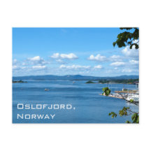Sommeransicht von Oslofjord aus Oslo, Norwegen
