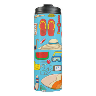 Sommerartikel-Kollektion für Sommerzeit Thermosbecher
